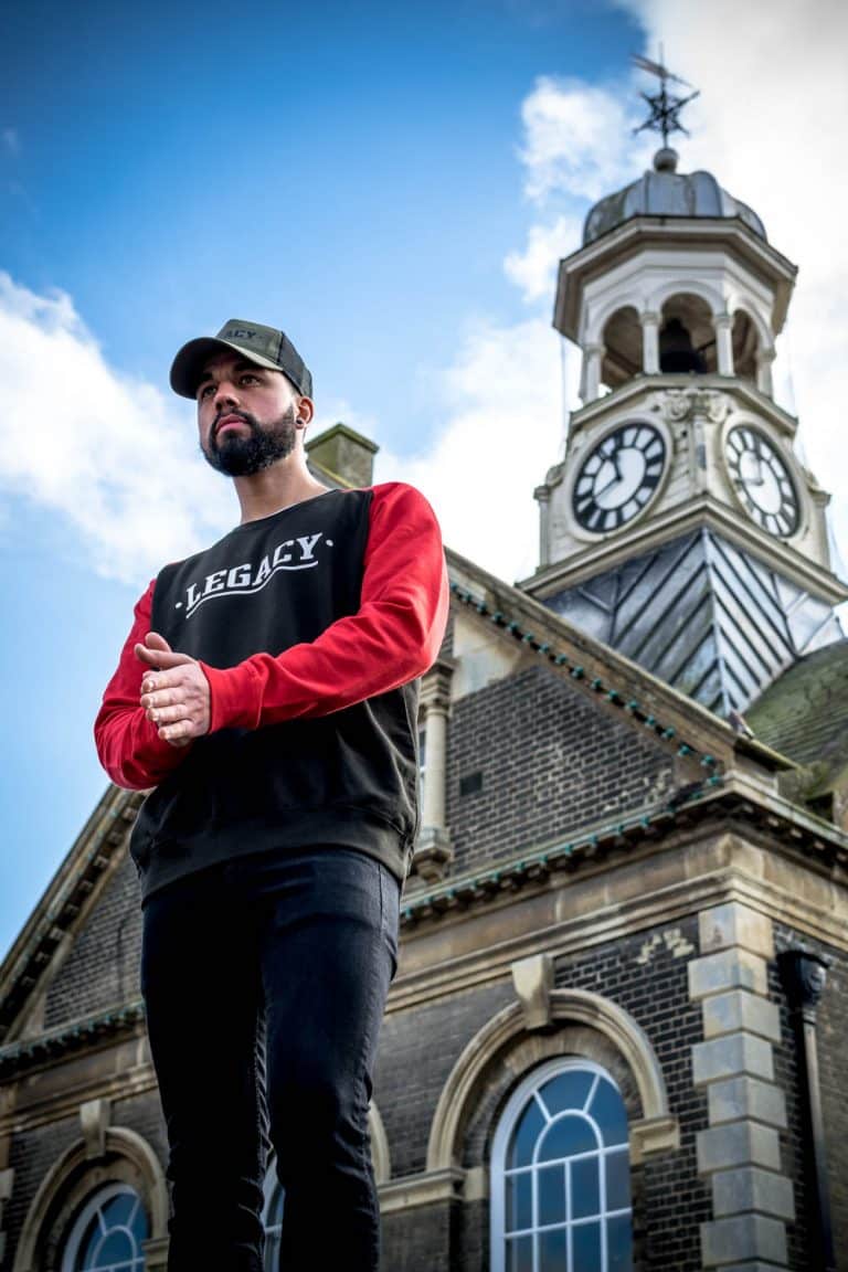 Red and black shirt from Legacy Streetwear fashion