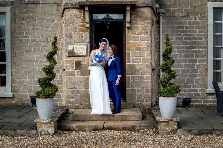 Photographed together LGBT wedding photography