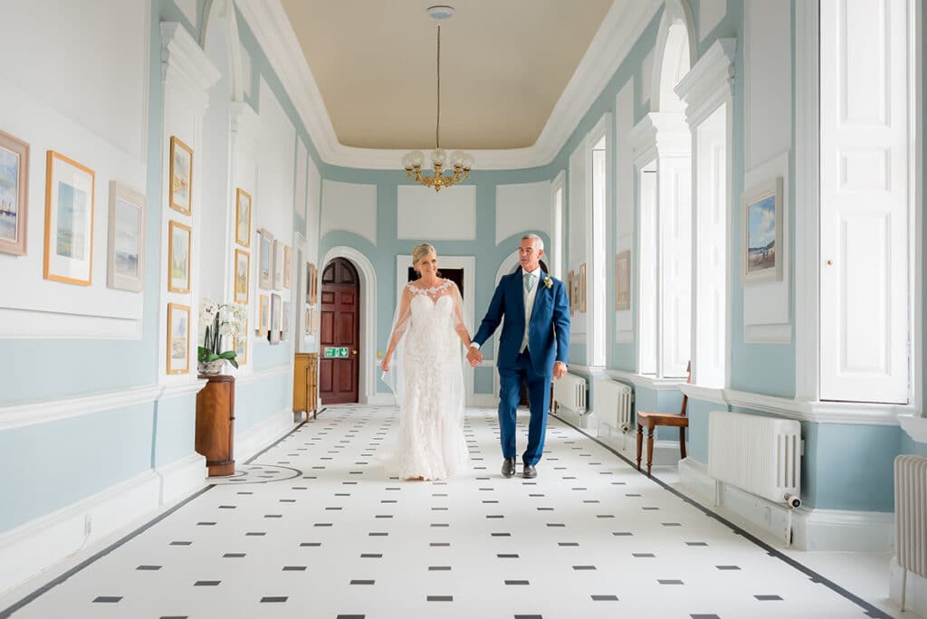 Hintlesham Hall Wedding Suffolk Bride and Groom