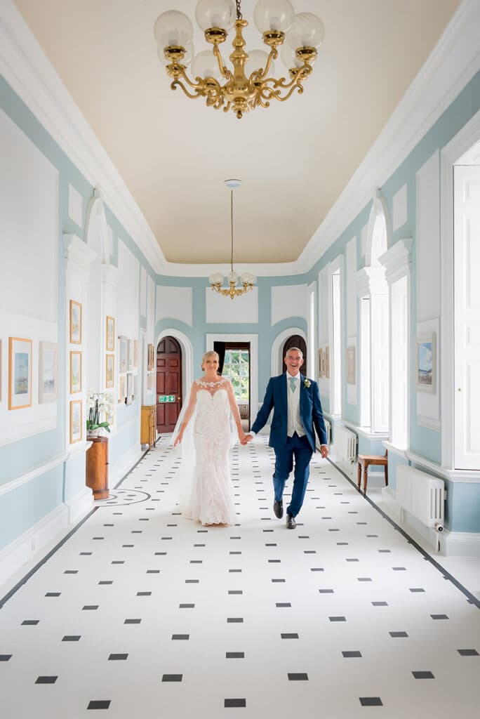 Hintlesham Hall Wedding Suffolk Bride and Groom
