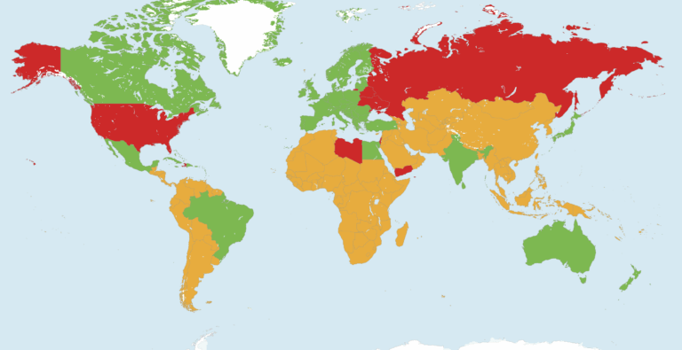 International Coverage of. Thetford Photographhy World Map