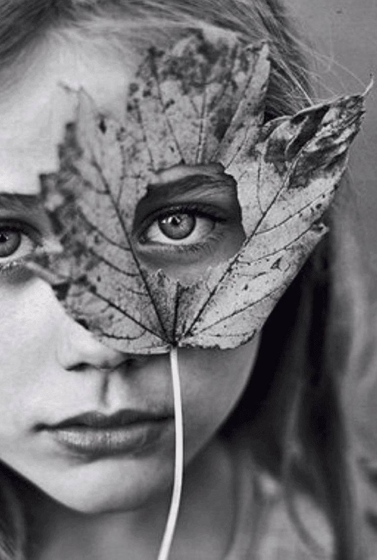 Autumn Leaf Photoshoot